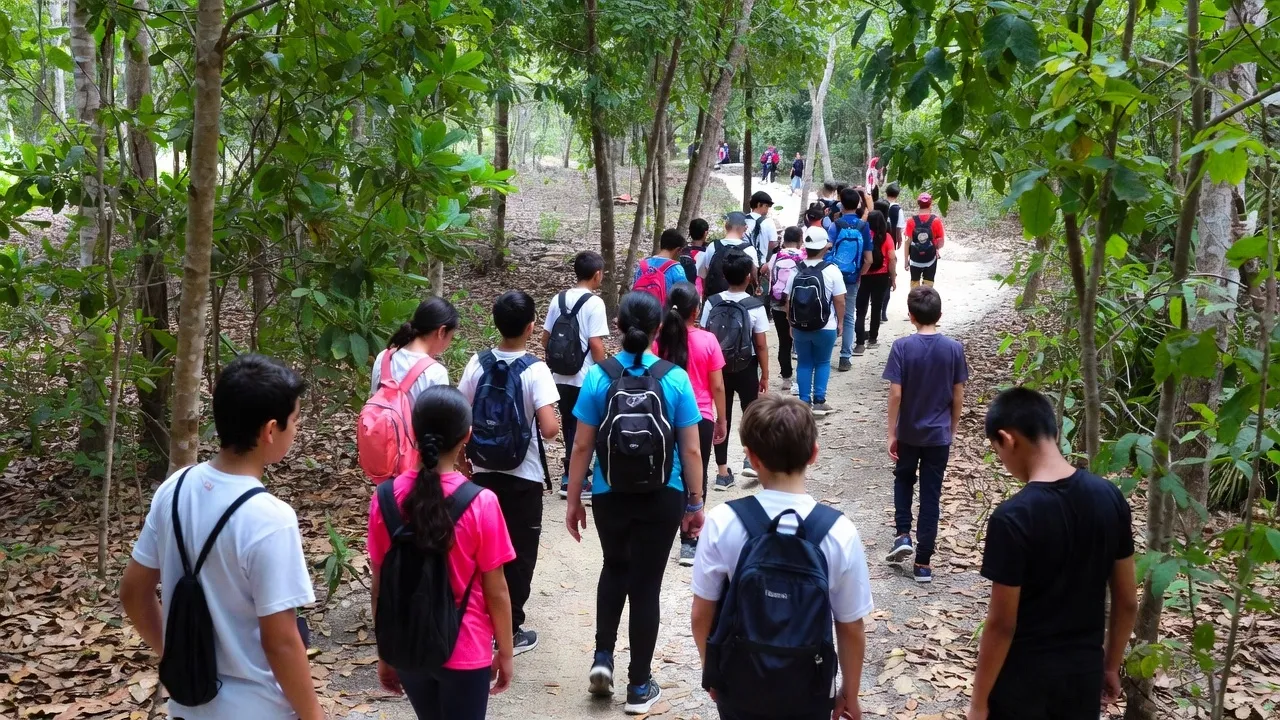 Recorridos vivenciales para niños y jóvenes en ecosistemas locales