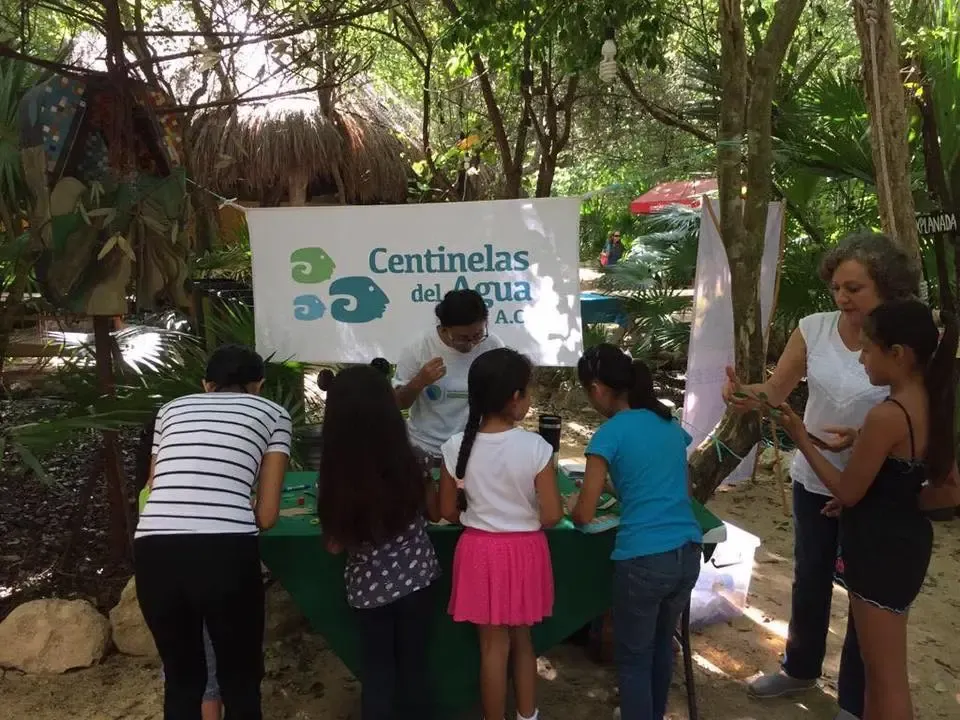 Taller de arte y educación del acuífero y los cenotes
